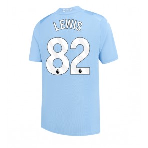 Manchester City Rico Lewis #82 Hemmatröja 2023-24 Kortärmad